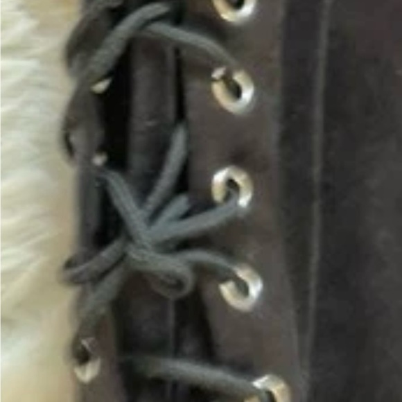 Rue21 Black Velvet Hoodie Dress Corset Lace Up Gothcore Y2K Bodycon Mini Sz XS - Picture 8 of 13